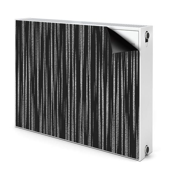 Déco cache radiateur Motif noir