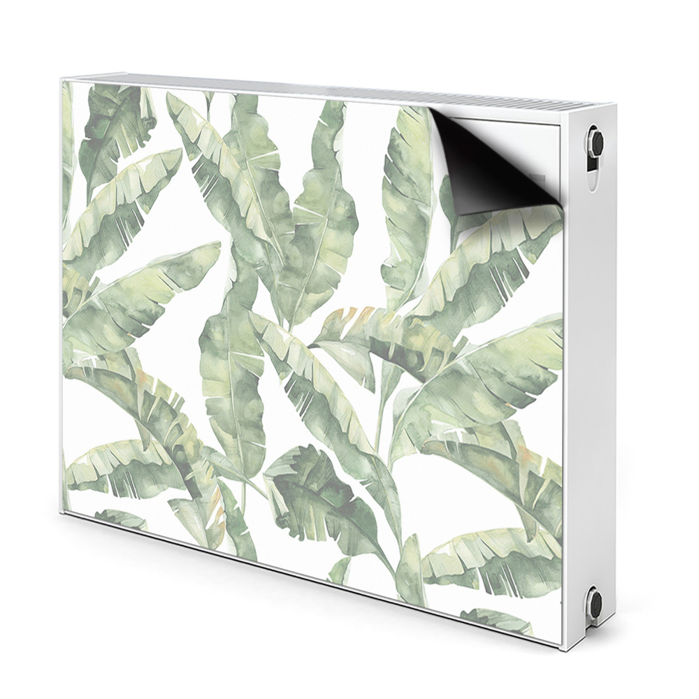 Décoration radiateur Feuilles de bananier