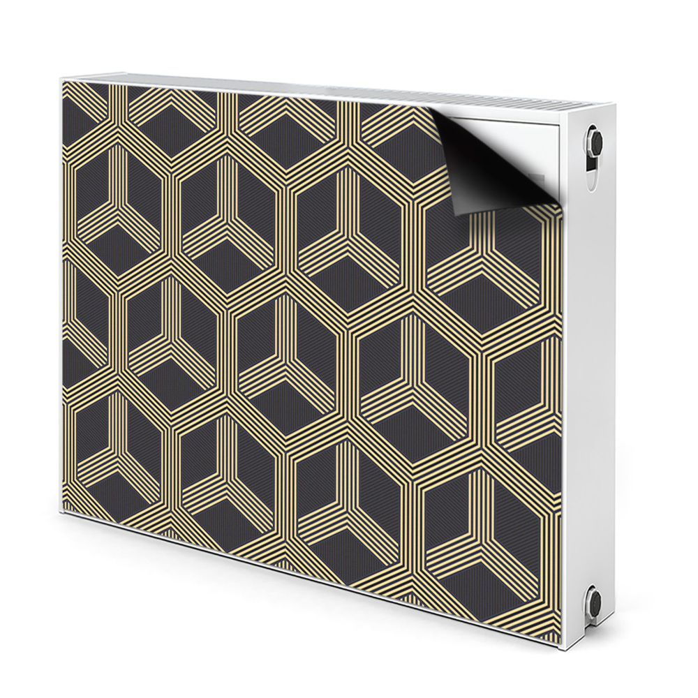 Cache radiateur déco Motif géométrique