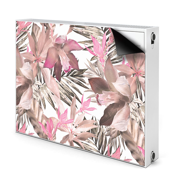 Déco cache radiateur Tropical rose