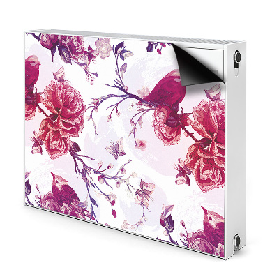 Cache radiateur aimanté Oiseaux pourpres