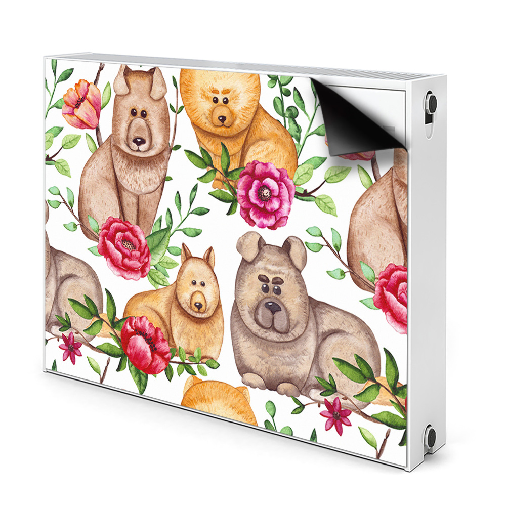 Décoration radiateur Chiens Chow Chow