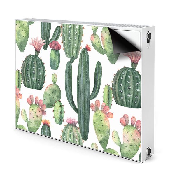 Déco cache radiateur Cactus hérissés