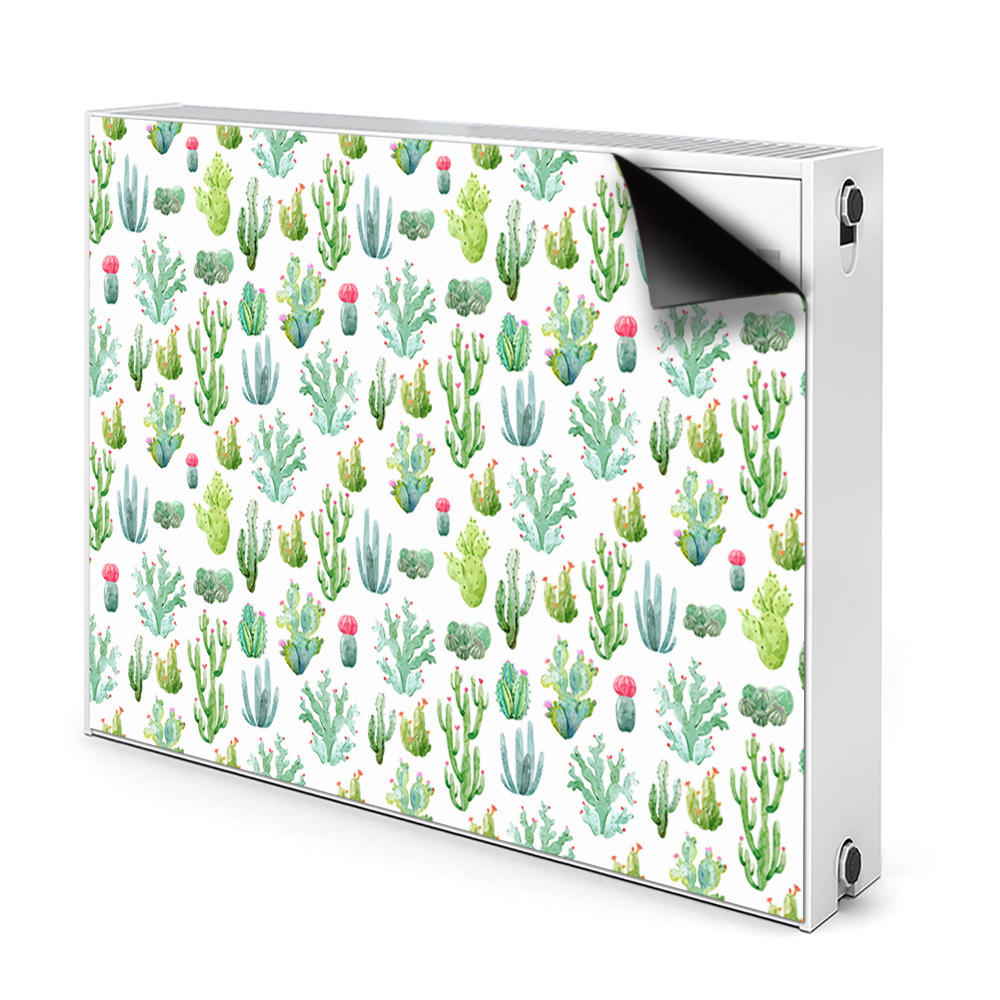 Décoration radiateur Petits cactus