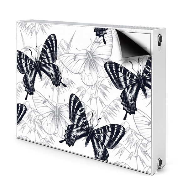Déco cache radiateur Dessin de papillons