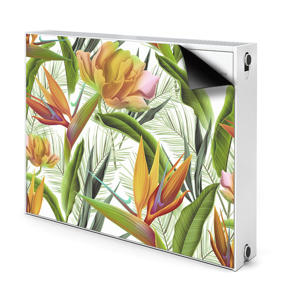 Cache radiateur aimanté Plantes tropicales