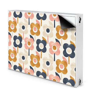 Déco cache radiateur Fleurs