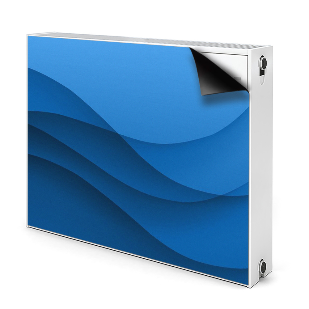 Cache radiateur déco Passage bleu