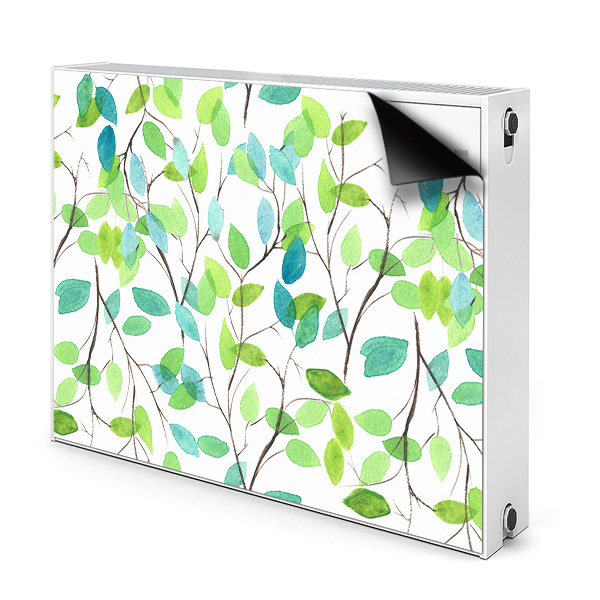 Déco cache radiateur Brindilles vertes