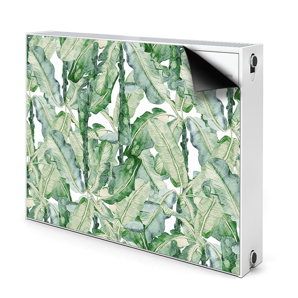 Déco cache radiateur Feuilles de banane