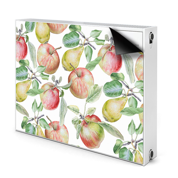 Déco cache radiateur Pommes et poires