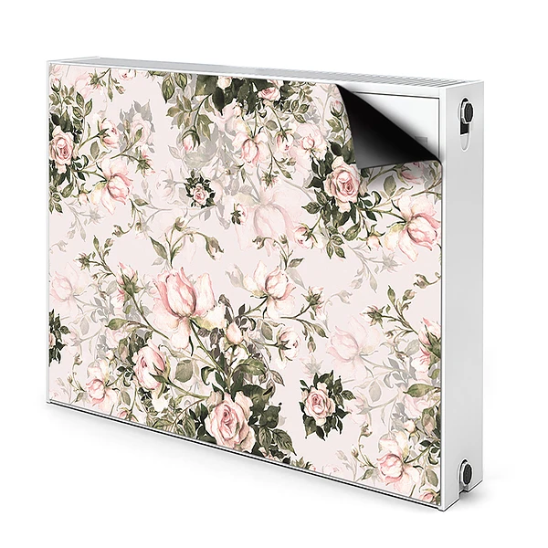 Déco cache radiateur Fleurs colorées