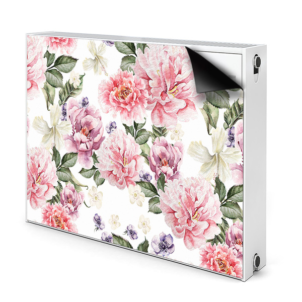 Cache radiateur déco Art floral