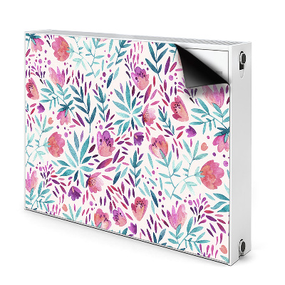 Cache radiateur aimanté Coquelicots vintage