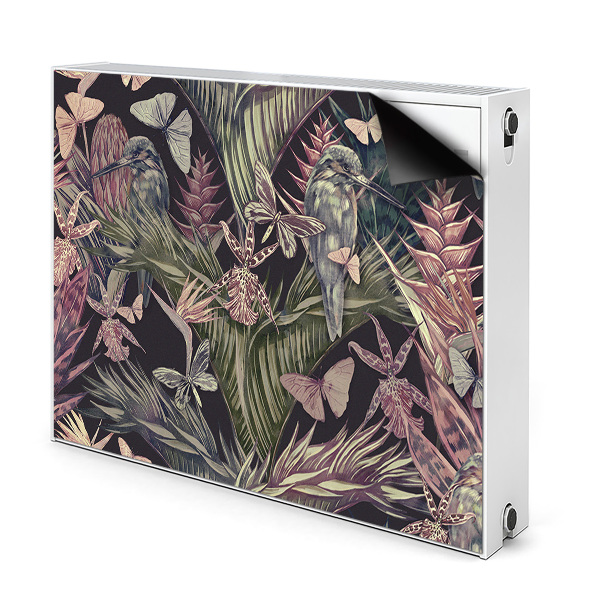 Cache radiateur aimanté Oiseaux et feuilles