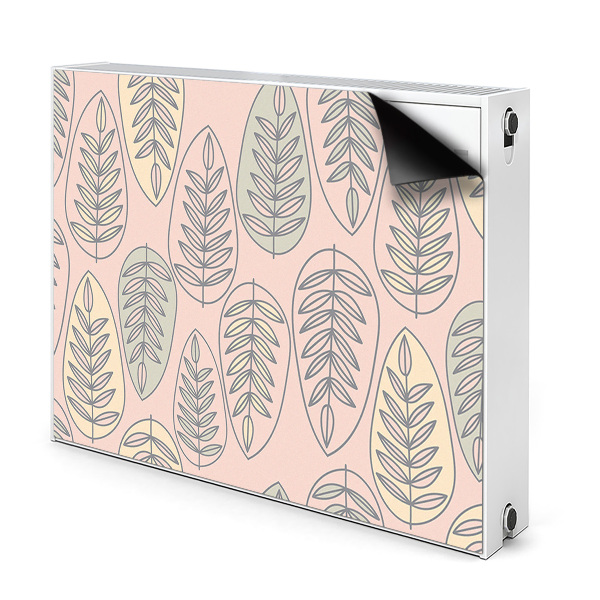 Cache radiateur aimanté Feuilles colorées
