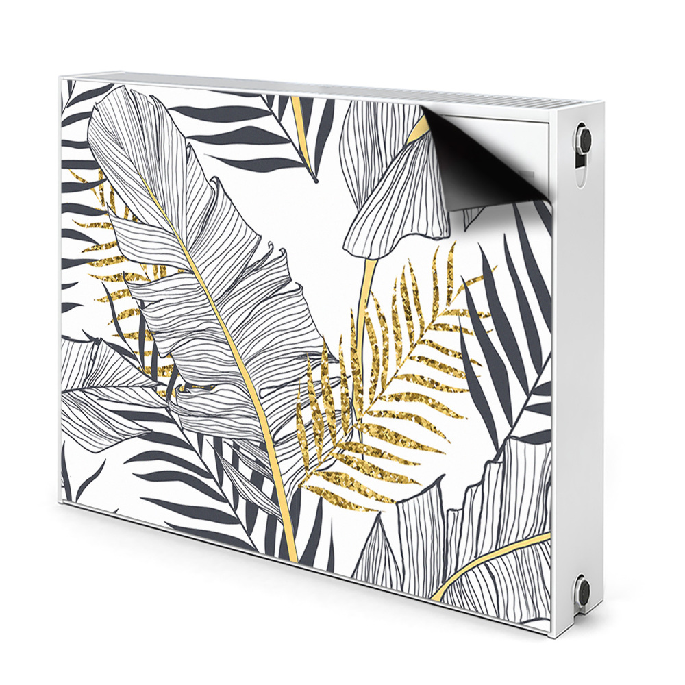 Décoration radiateur Feuilles de palmier