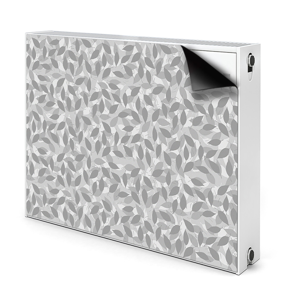 Cache radiateur aimanté Feuilles grises