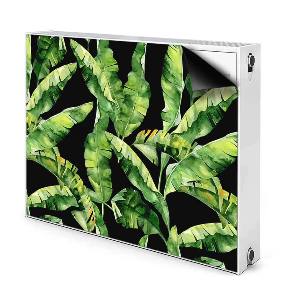 Cache radiateur déco Feuille tropicale