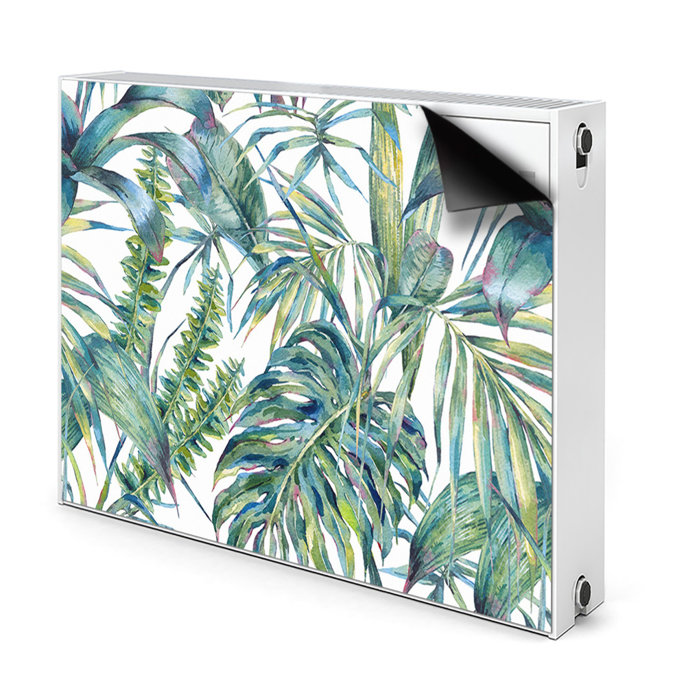 Déco cache radiateur Fougère exotique