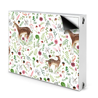 Déco cache radiateur Biche