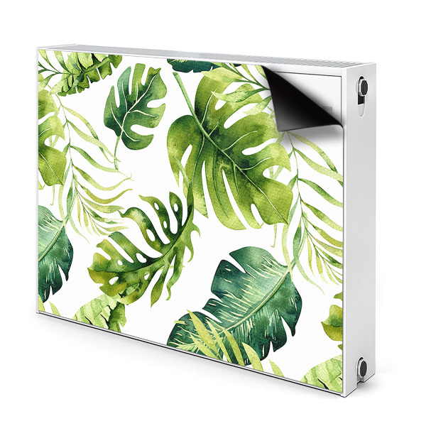 Décoration radiateur Feuilles exotiques