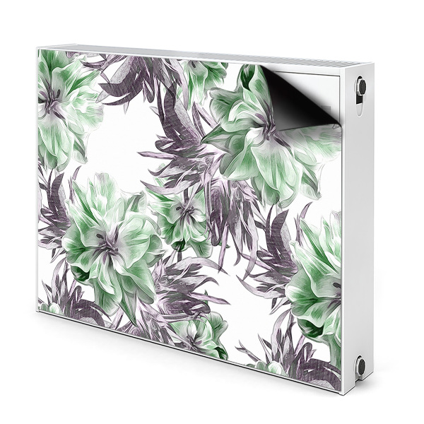Déco cache radiateur Fleurs magiques