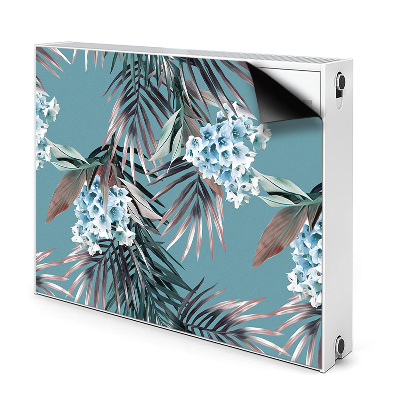 Cache radiateur déco Image de feuilles