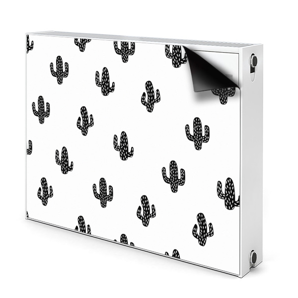 Déco cache radiateur Motif de cactus