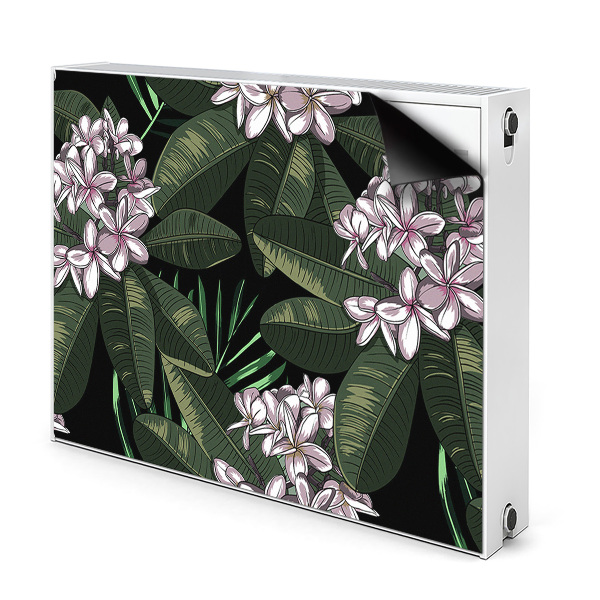 Cache radiateur aimanté Fleurs exotiques