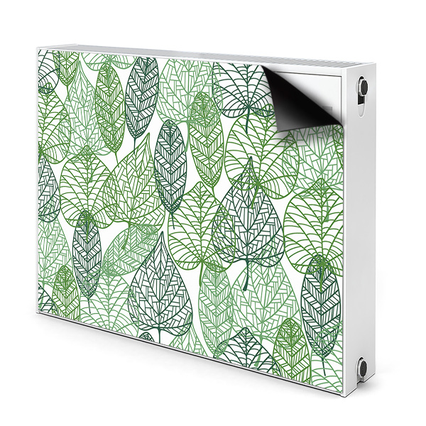 Déco cache radiateur Feuilles de forêt