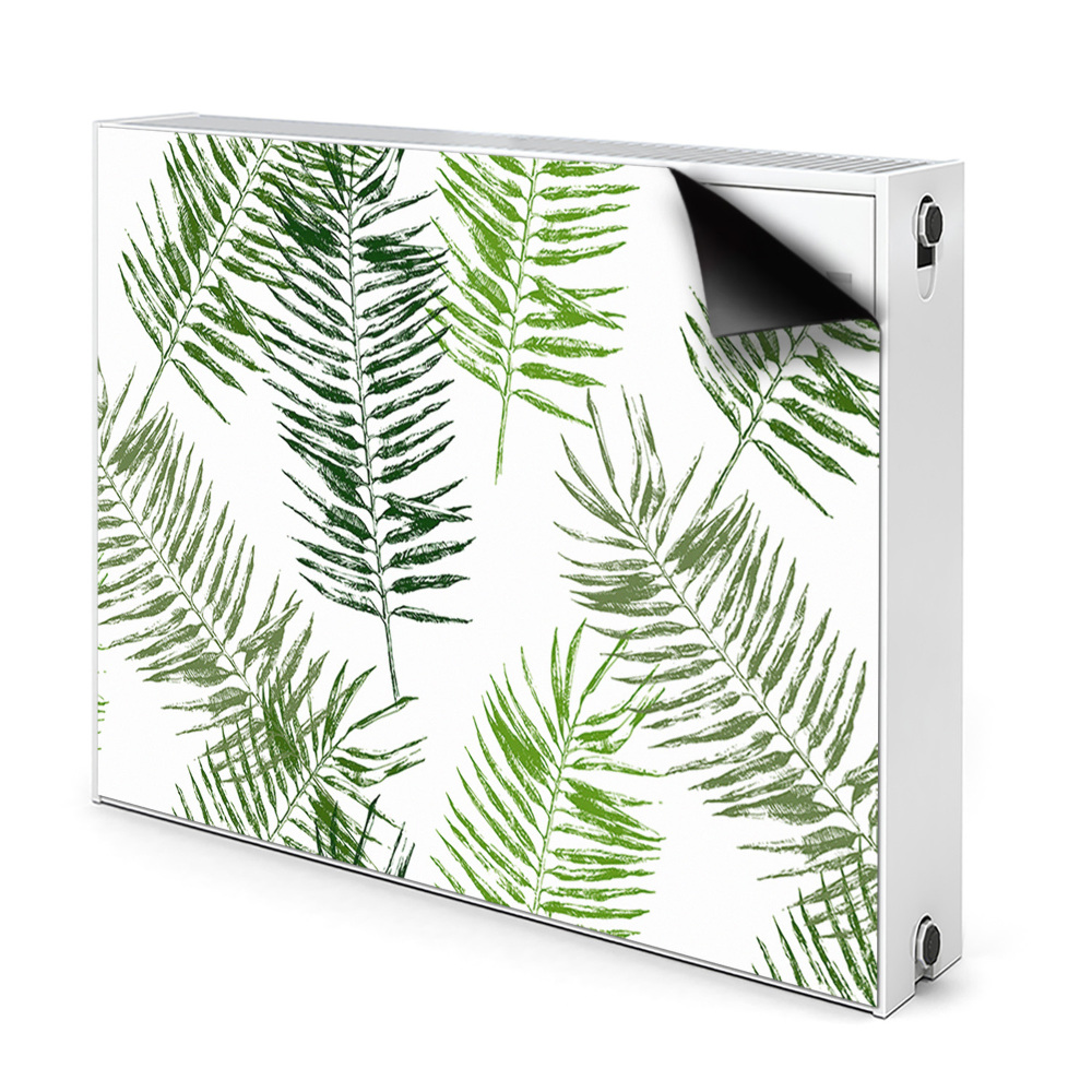 Déco cache radiateur Feuilles de palmier
