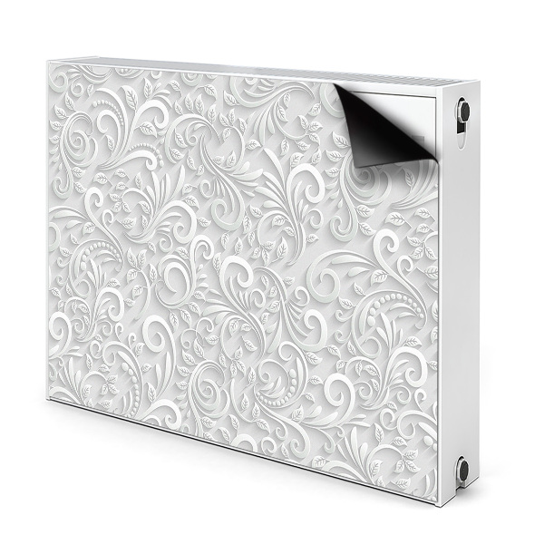 Déco cache radiateur Motif 3d tourbillons feuilles