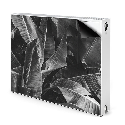 Déco cache radiateur Grandes feuilles