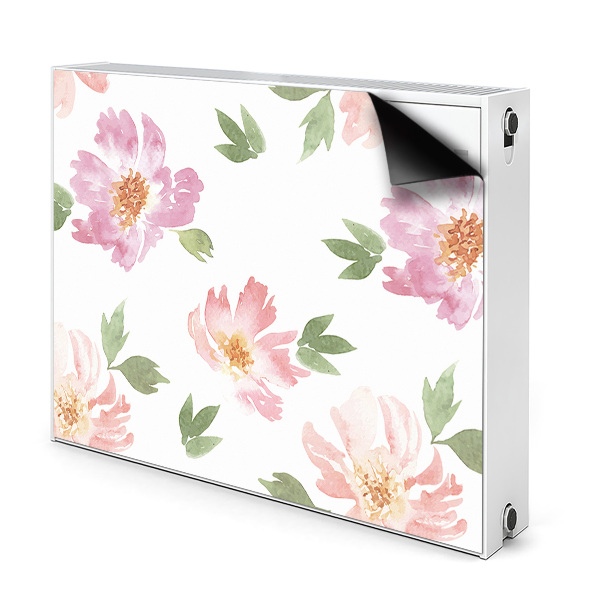 Décoration radiateur Aquarelle Fleurs