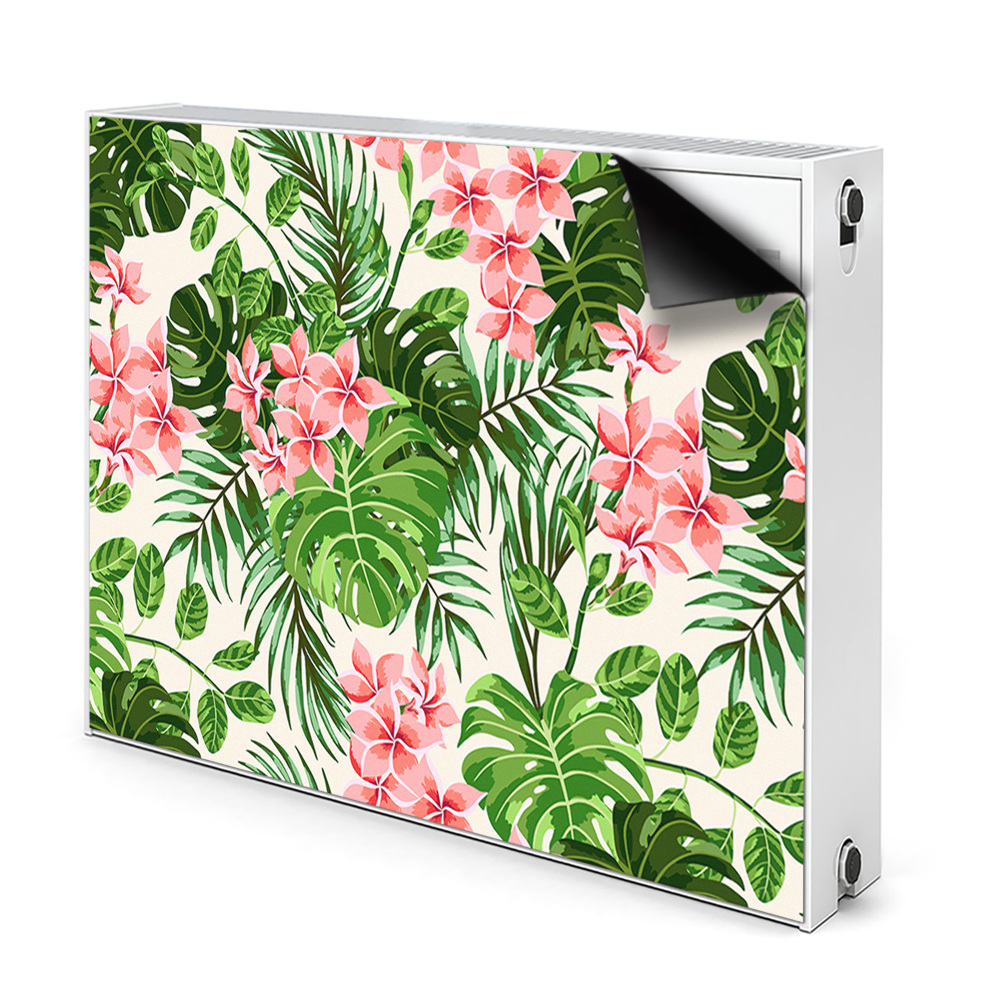 Cache radiateur aimanté Fleurs hawaïennes
