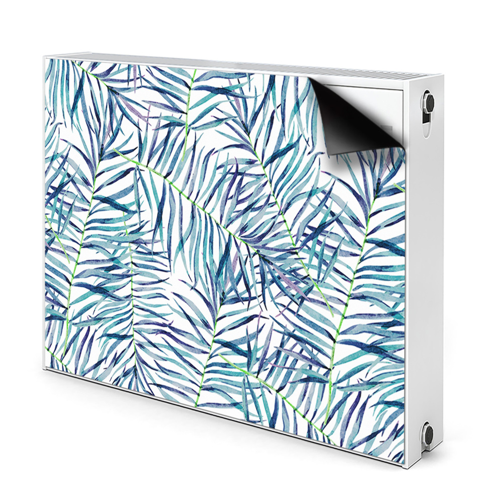 Décoration radiateur Feuilles exotiques
