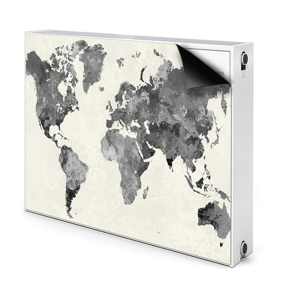 Décoration radiateur Carte du vieux monde