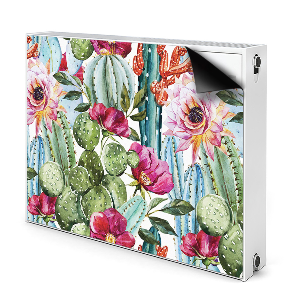 Déco cache radiateur Jardin tropical