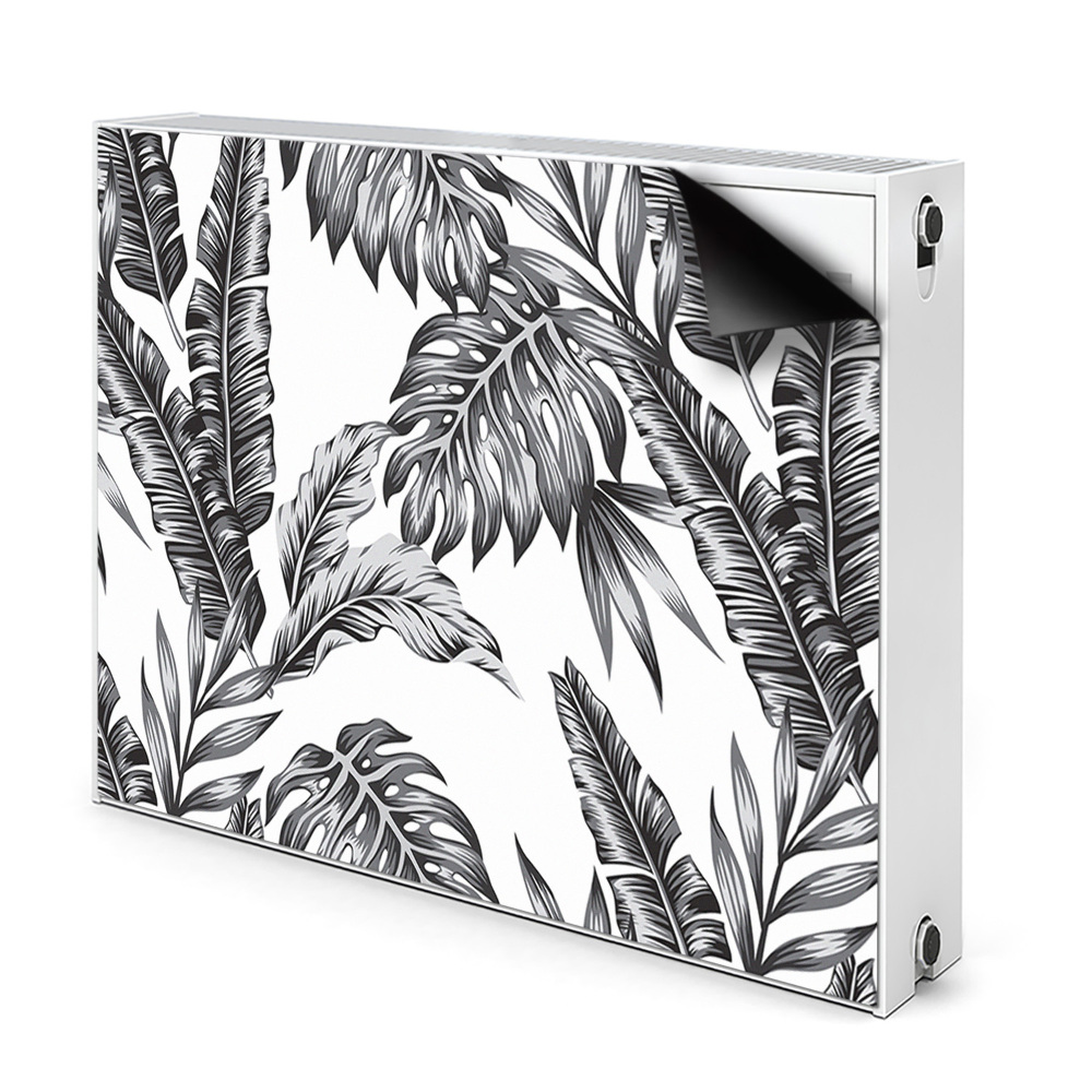 Cache radiateur déco Feuilles de palmier