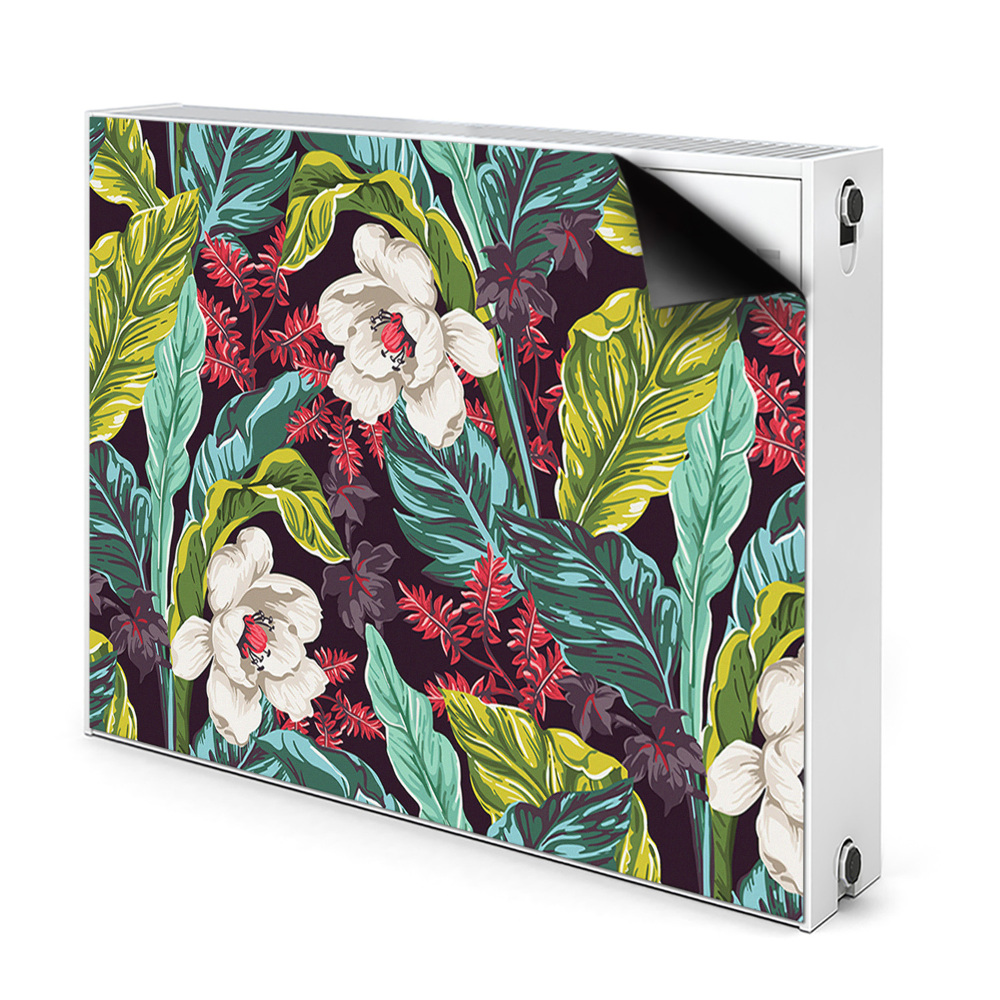 Déco cache radiateur Motif floral