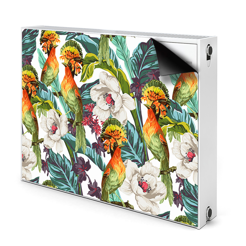 Décoration radiateur Oiseaux exotiques