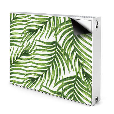 Déco cache radiateur Feuille de palmier
