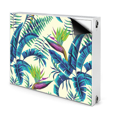 Cache radiateur aimanté Peinture tropicale