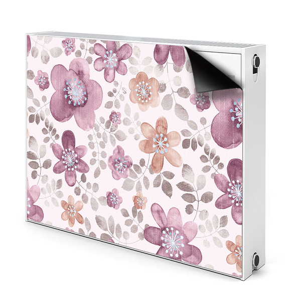 Décoration radiateur Fleurs roses