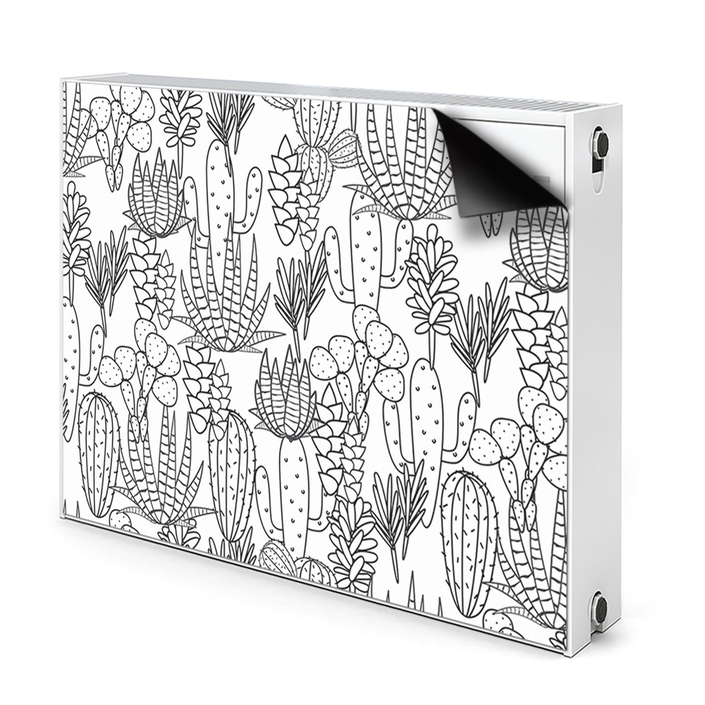 Déco cache radiateur Cacti