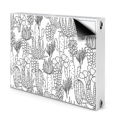 Déco cache radiateur Cacti