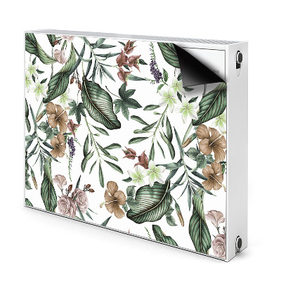 Déco cache radiateur Fleurs de printemps