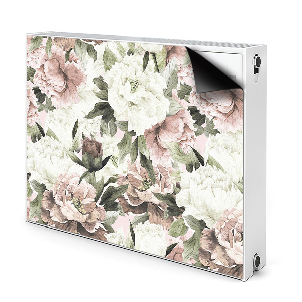 Déco cache radiateur Bouquet de roses vintage