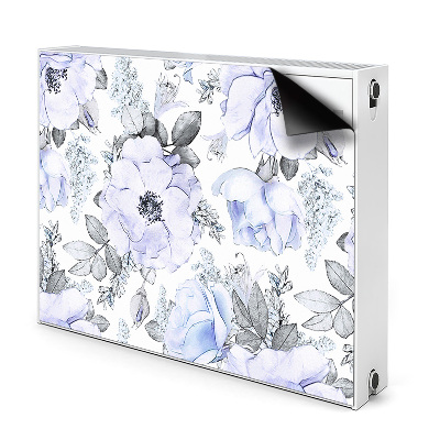 Décoration radiateur Roses bleues